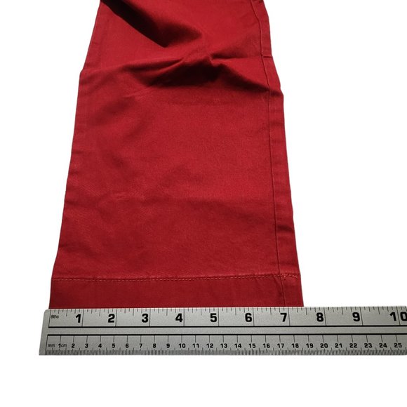 Tommy Hilfiger Men's Chino Pants Custom Fit‎ THFLEX Dark Red Size 32x30 - Picture 9 of 10